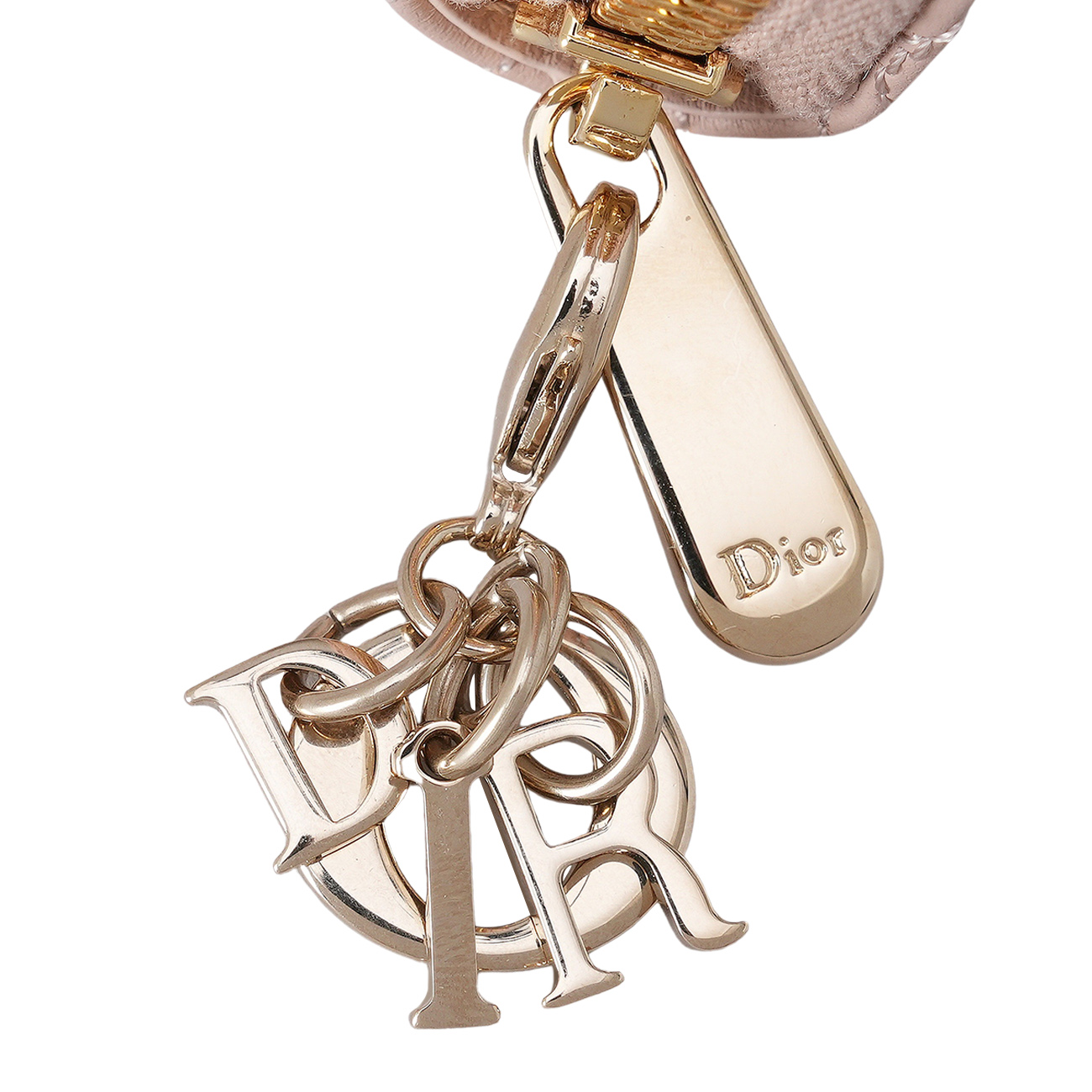 CHRISTIAN DIOR(USED)디올 하트 까나쥬 지퍼 카드지갑